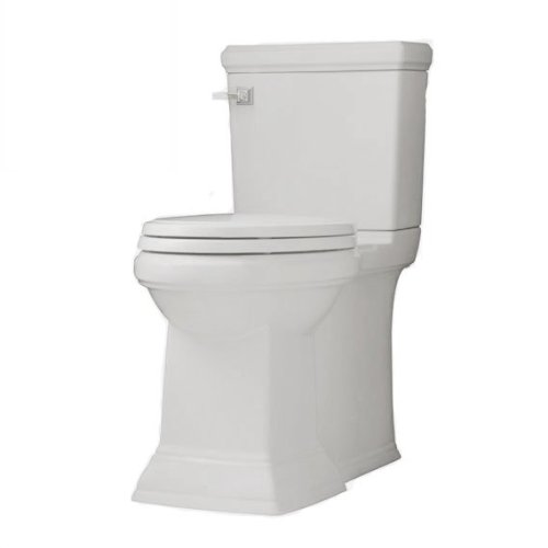 American Standard 2817.128.020 Town Square Concealed Trapway RH Elongated Toilet with Seat, White