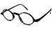 Asset Eyewear Budget Readers Reading Glasses - Round Black