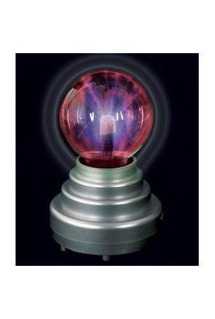 Electrostatic Plasma Ball With Dancing Light