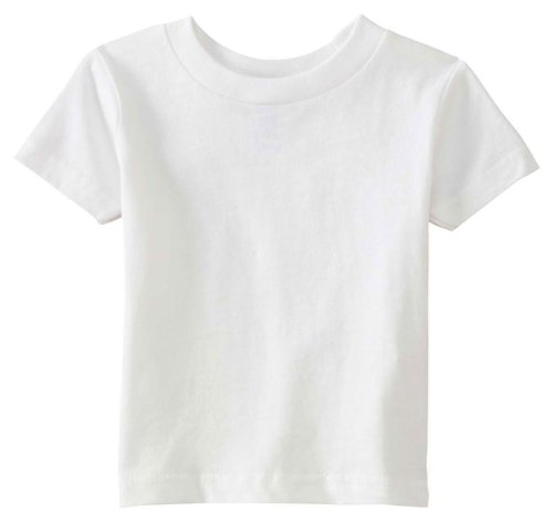 Rabbit Skins 3401 Infant Jersey T-Shirt, White , 12M