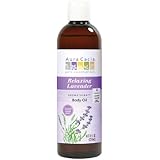 Aura Cacia Body Oil, Relaxing Lavender, 8 Fluid Ounce (Pack of 2)