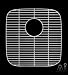 Kindred : BGG1614 Stainless Bottom Grid - 13 1/4in X 12in X 1in