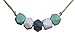 Designer Baby Teething Necklace for Mom, BPA Free 100 % Organic Silicone Is Safe and Non Toxic,Ease Teething Pain Fast, TeetherToy, Fun Baby Shower Gift, Nursing Necklace (Mint)