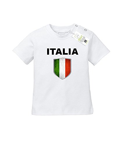 ITALIA WAPPEN – ITALIEN – BABY – WEISS – T-SHIRT by Jayess-Baby Gr. 56/62