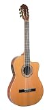 Antonio Hermosa AHT-10CE Classical Cutaway Guitar, Solid Cedar Top, Thinbody