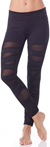 Electric Yoga Ballerina Lace Ups Legging-Black-Extra Large (XL) Black Leggings Basic