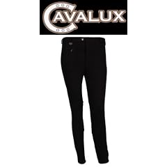 CAVALUX Reithose f�r Damen, Teilbesatz, schwarz, Gr��e: 36