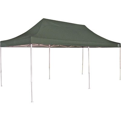 ShelterLogic 10x20 Straight Leg Popup Canopy with Roller Bag (Green) by ShelterLogic