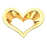 Pendant 14K Yellow Gold Heart Shaped Pendant