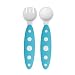 Boon Modware Toddler Utensils, Blue and White