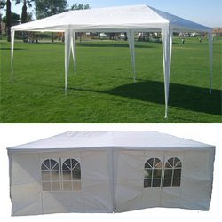 10 x 20 White Party Tent Gazebo Canopy with Sidewalls