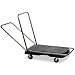 Rubbermaid FG440000 Black 250 lbs Capacity Utility Duty Triple Trolley with Straight Handle and 3-Inch Casters