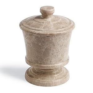 Stone Apothecary Jar - Sand Marble - Frontgate