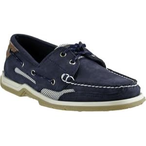 Buy Sebago Ladies Clovehitch Indigo Nubuck Brown Casual by Sebago