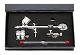 Master G233-SET Multi-Purpose Precision Dual-Action Gravity Feed Airbrush Pro Kit with a 6 Inch Air Hose