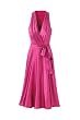 Spiegel Spiegel Sleeveless Wrap Dress in Silk Charmeuse
