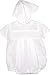 Baby : Petit Ami Preemie Boys Christening Smocked Romper Set, 0-7 lbs