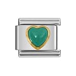 zoppini green hear charm