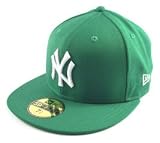 New Era Cap Co MLB Basic NY Yankees New Era Cap - Green/White (7 1/2)