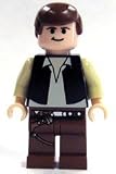 Han Solo (Black Vest, LF) - LEGO Star Wars Minifigure