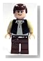 Han Solo (Black Vest, LF) LEGO Star Wars Minifigure