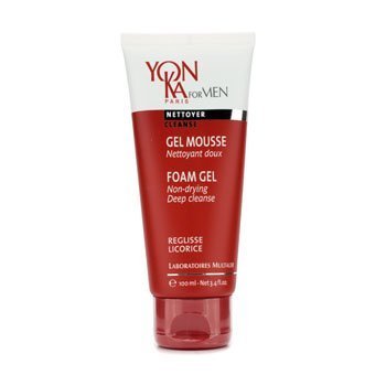 Yonka Men Foam Gel, 3.4 Fluid Ounce