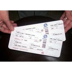 LOST Locke Plane Tickets Props