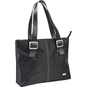 Solo 15.4 inch Laptop Tote Black with Green Trim