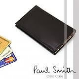 ポールスミス ポールスミスPAUL SMITH/メンズ二つ折りカードケース/メンズ カードケース/二つ折り/カードホルダー/新作カードホルダー二つ折り☆u-221☆