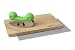 Furi Rachael Ray Froggy Double-Bladed Mezzaluna with Wooden Cutting Board and Non-Slip Mat