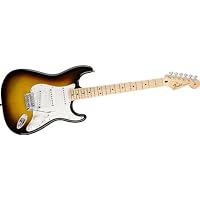 Fender Standard Stratocaster Electric Guitar, Brown Sunburst Maple Fingerboard