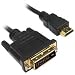 Bargaincell- Brand New Super High Resolution 2m (6 Feet) HDMI - DVI Cable For HDTV, Plasma, LCD, PS3, DVD Players, Satellite & Cable boxes