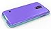 Poetic AER Protective Grip Case for Samsung Galaxy S5 - Retail Packaging - Purple/Teal