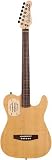 Godin Acousticaster 6 Deluxe Acoustic - Electric Guitar with Gigbag - Natural - B0018A59X4