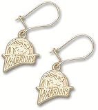 Golden State Warriors 14K Gold Dangle Earrings
