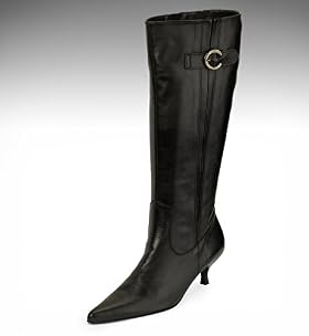 Kitten Heel Knee High Boots