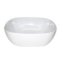 Square Melamine Serving Bowl - White