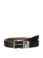 Ortiz & Reed Cinturón Piel Black Reversible Leather Belt (Negro)