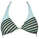 Raisins Back It Up Rose Halter Bikini Top - Women's