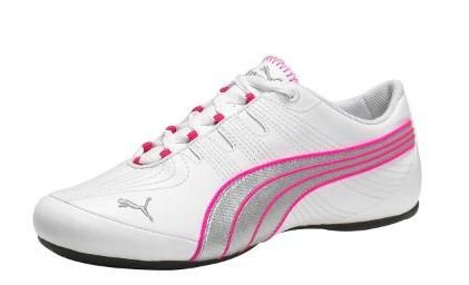 PUMA Women's Etoile Sneaker,Puma White/Fluo Pink/Silver/Puma Black,10 B(M) US