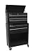 HOMAK BK07062400 Home Owner's Combo Top Chest/Roller Cabinet Combo Black