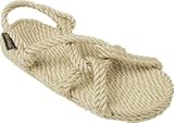 Gurkees Barbados Rope Sandals - Beige - Mens 10