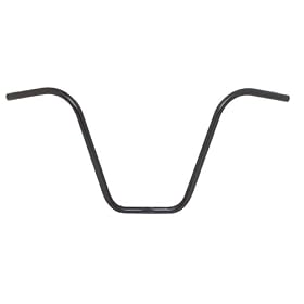 Nirve Straight Ape Hanger Cruiser Bicycle Handlebar (Black¿, 26-Inch)