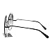 Avant Garde Double Circle Frame Round Designer Fashion Retro Sunglasses Black Smoke