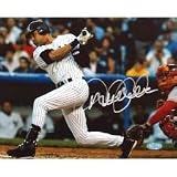Derek Jeter Horizontal Swing Passing Joe D vs. Red Sox ( MLB Auth)
