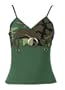Women's Camouflage Spaghetti Strap Tank Top