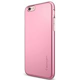 【Spigen】 iPhone6s ケース, シン・フィット [ パーフェクト フィット ] アイフォン 6s /6 用 カバー (iPhone6S, メタリック・ローズ【SGP11787】)