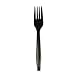 Boardwalk YPH-FE Black Full Length Polystyrene Fork (Case of 1000)