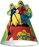 Wiggles Party Cone Hats - 8 Count