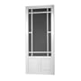 Screen Tight PV36 Solid Vinyl Screen Door, White, 36-Inch by 80-Inch